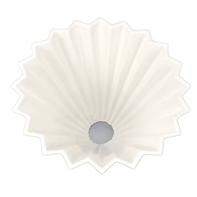 Dripper Origami – 2 Tazas - Blanco