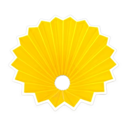 Dripper Origami – 2 Tazas - Amarillo