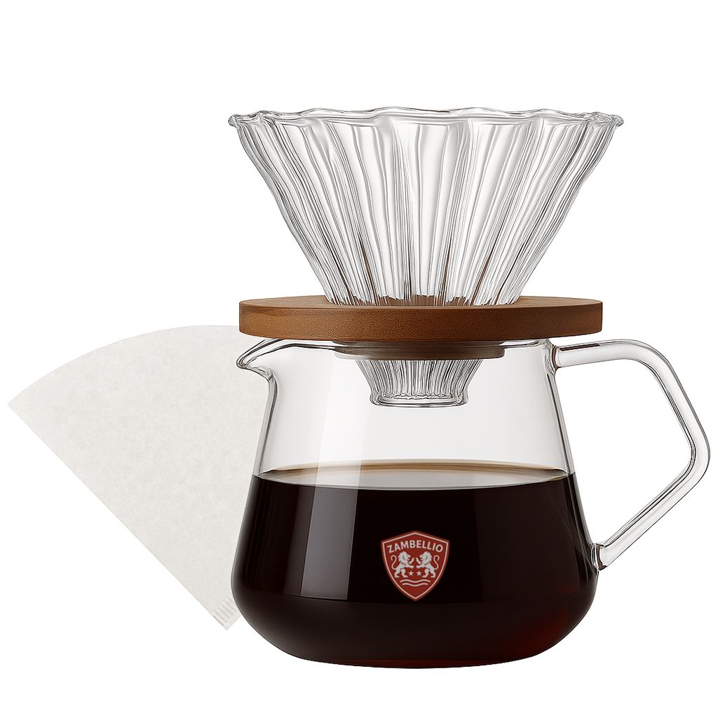 Combo V60 + Server 600ml + 100 Filtros