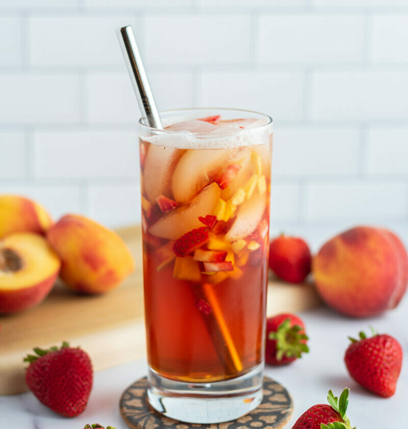 Strawberry Peach Tea