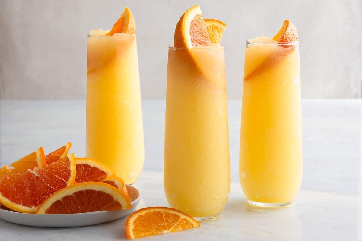 Grapefruit Tangerine Mimosa Slushy