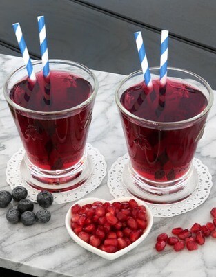 Blueberry Pomegranate Slushy