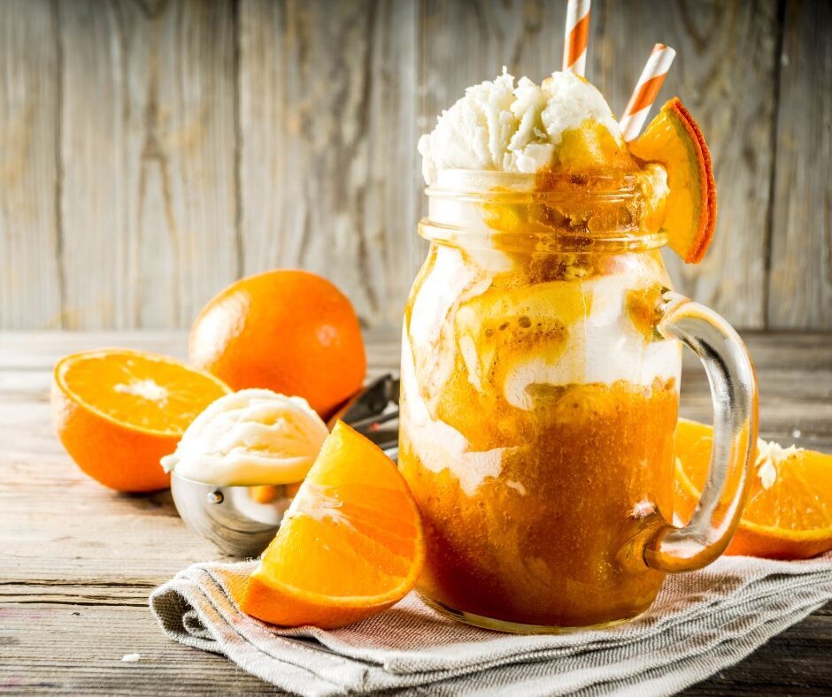 Orange Creamsicle Slushy