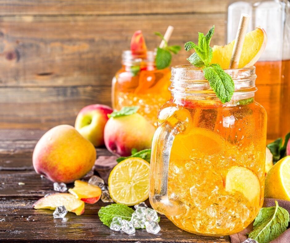 Peach Peppermint Tea