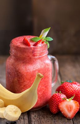 Strawberry Banana Slushy