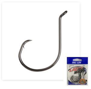 Eagle Claw Lazer Sharp Octopus circle non offset L7228BPGH G pack