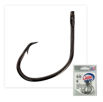 Eagle Claw Lazer Sharp lancet circle inline L4P G Pack