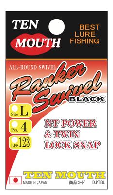 TM29 Ten Mouth Ranker swivel 4pk