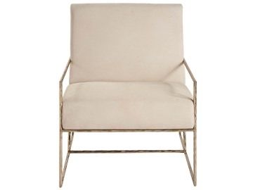 Arm Chair - Gold Frame