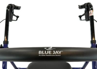 ROLL WITH ME Steel Rollator w/6" Wheels, K/D, Blue