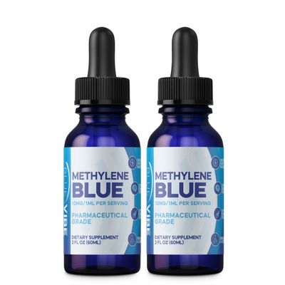 Methylene Blue: Two (2) Bottles - each bottle is 2 fl. oz.