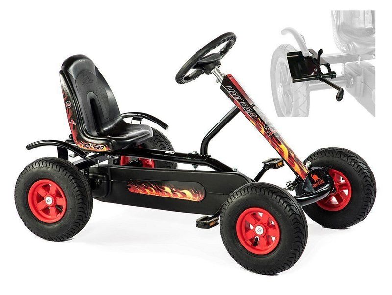 DINO CARS Kids Speedy 2.0 BF1 Schwarz/grün Gokart - View #2