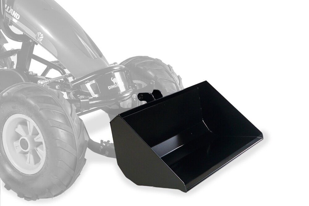 Black loading shovel for Dino Cars for picking up and transporting objects