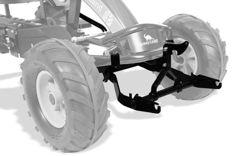 Front lifting device made of black metal