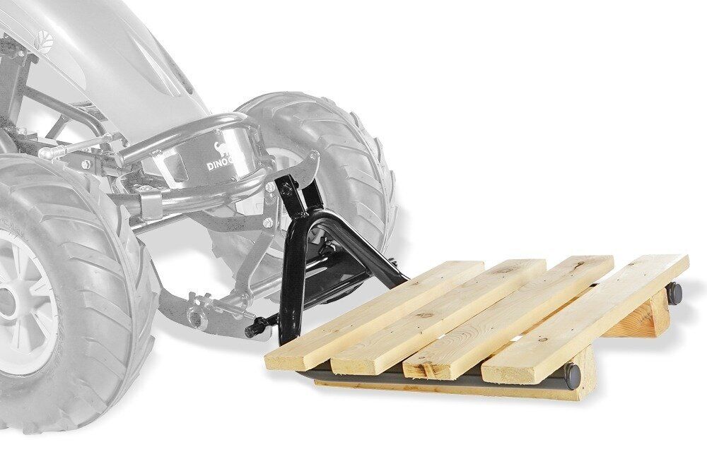 Palettengabel für ein Dino Cars, hebt eine Holzpalette