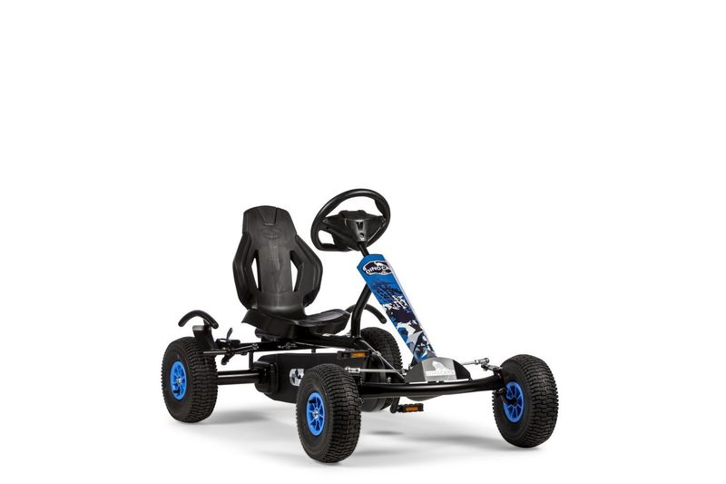 Dino Cars Speedy Offroad F, black frame with blue stickers, black tires with blue rims