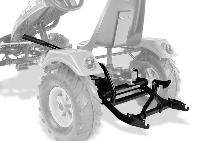 Rear lifting device made of black metal suitable for Dino Cars