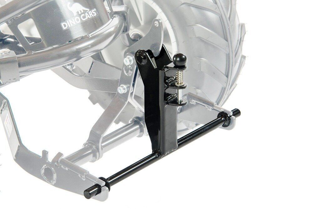 Dino-Cars Maneuvering Aid | hitch Trailer coupling for Dino Cars, black metal construction with ball head