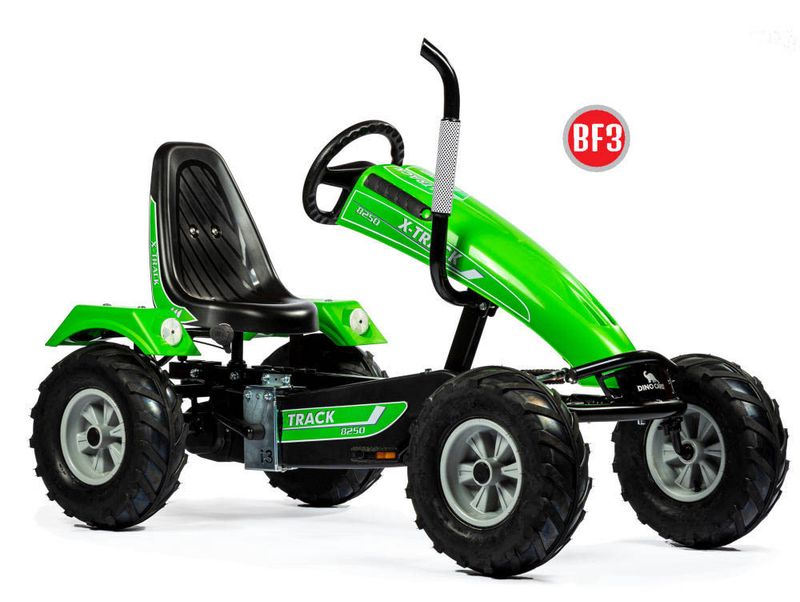 Dino-Cars GoKart Track (Green) Dino Cars Track BF3 green including exhaust, black seat and black tires with grey rims