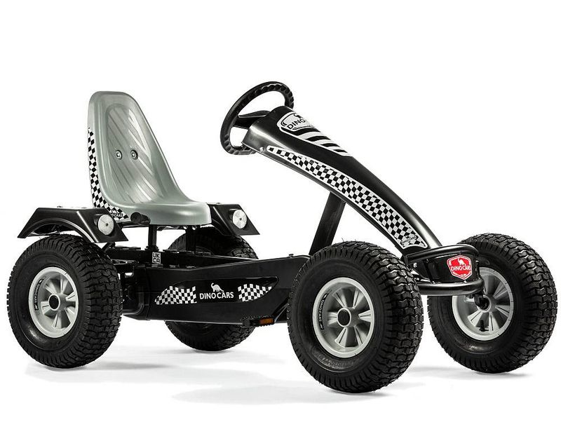 grey-black go-kart model Camaro with large off-road tires and sporty design