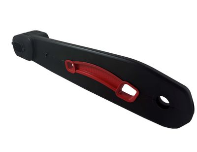 schwarz-roter Kettenschutz für Dino Cars Racer