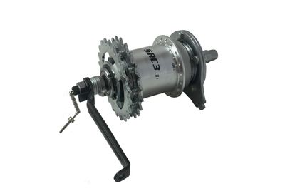 Dino-Cars Hub BF3 with reversing function Silver BF3 hub gear from Sturmey Archer SRC3 with coaster brake and reverse function