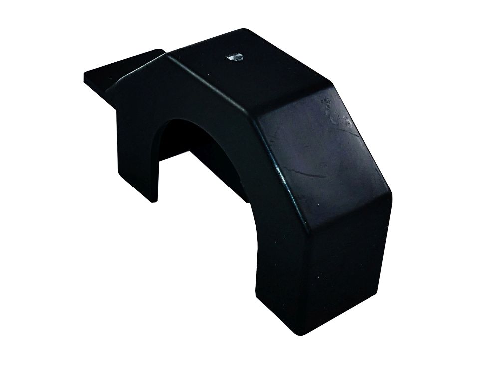 Dino-Cars CHAINGUARD BACKSIDE Black rear chain cover made of plastic with rectangular shape