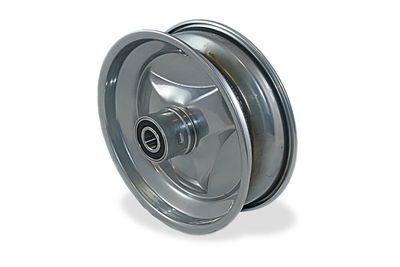Steel rim with ball bearing in the middle