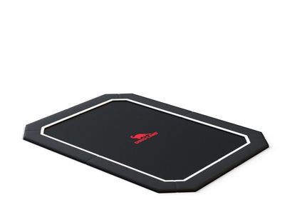 black rectangular Dino Cars Flat Level trampoline