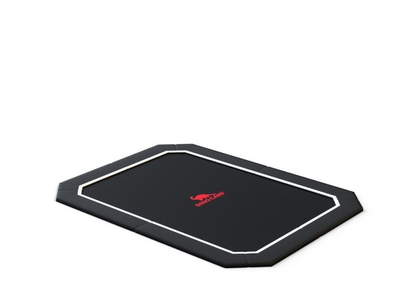 black rectangular Dino Cars Flat Level trampoline