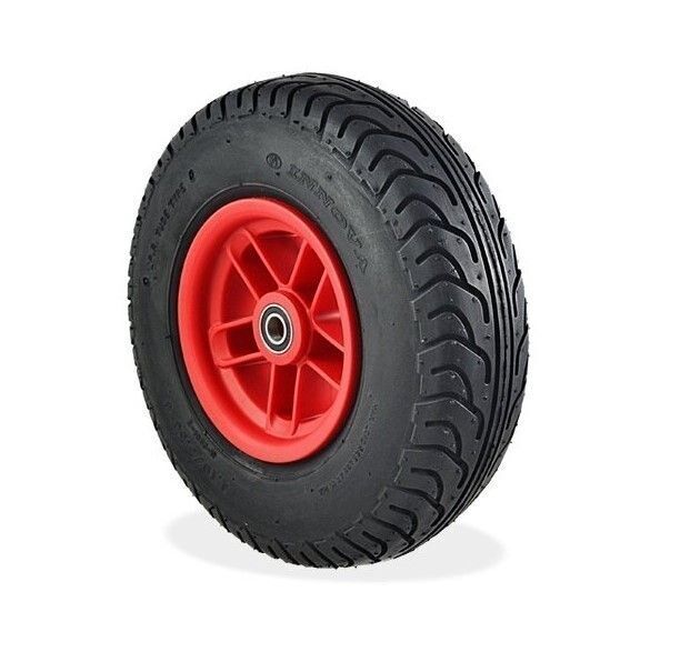 Dino-Cars drive wheel right junior 2018 Junior drive wheel right with red plastic rim and black tire, centered with ball bearing