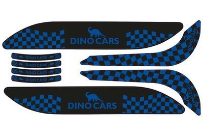 Dino-Cars Aufklebersatz Sport