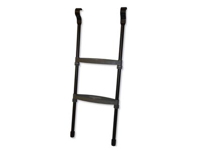 Ladder for trampoline with 360 and 430 cm diameter, two steps, fastening hook at the top