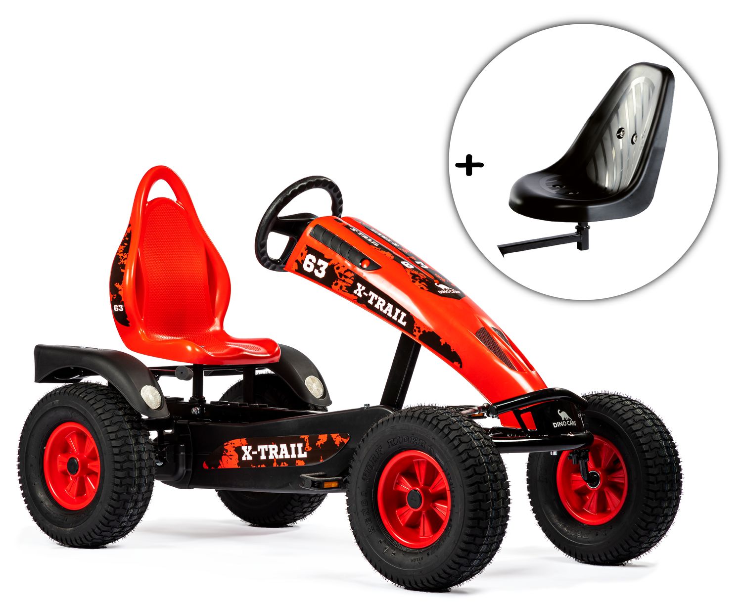 Dino-Cars GoKart X-Trail inkl. Zusatzsitz