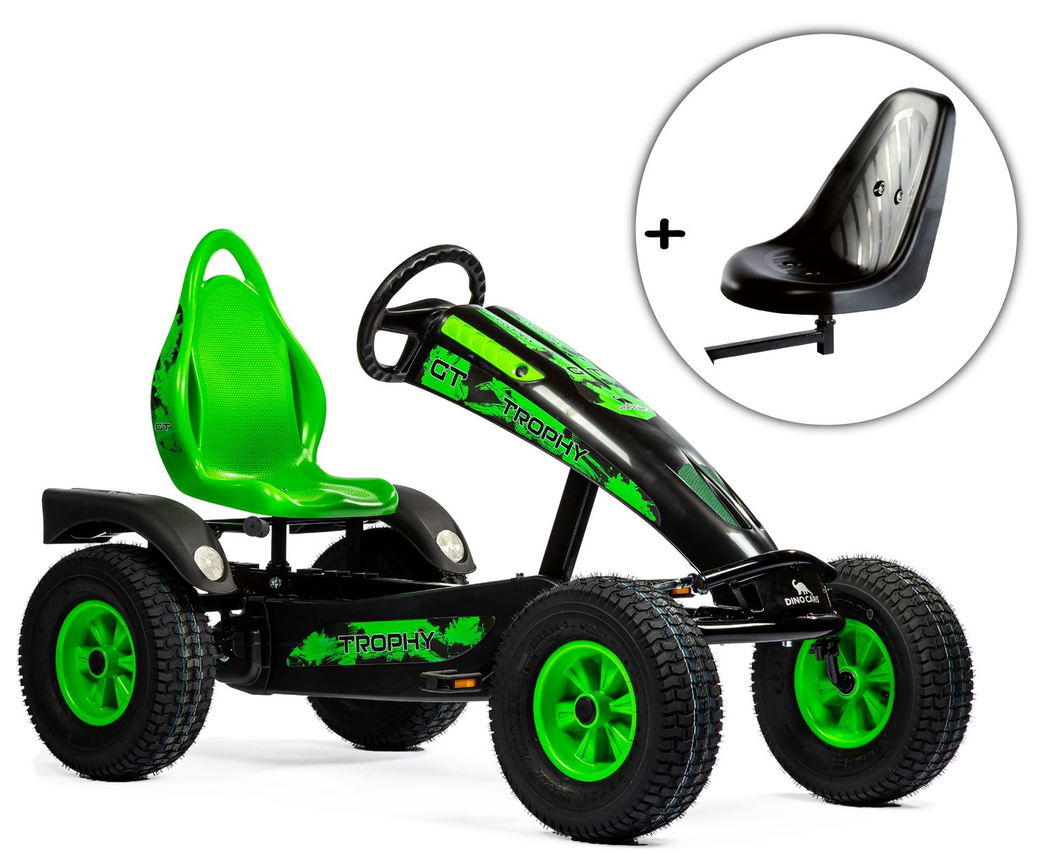 Dino-Cars GoKart Trophy inkl. Zusatzsitz