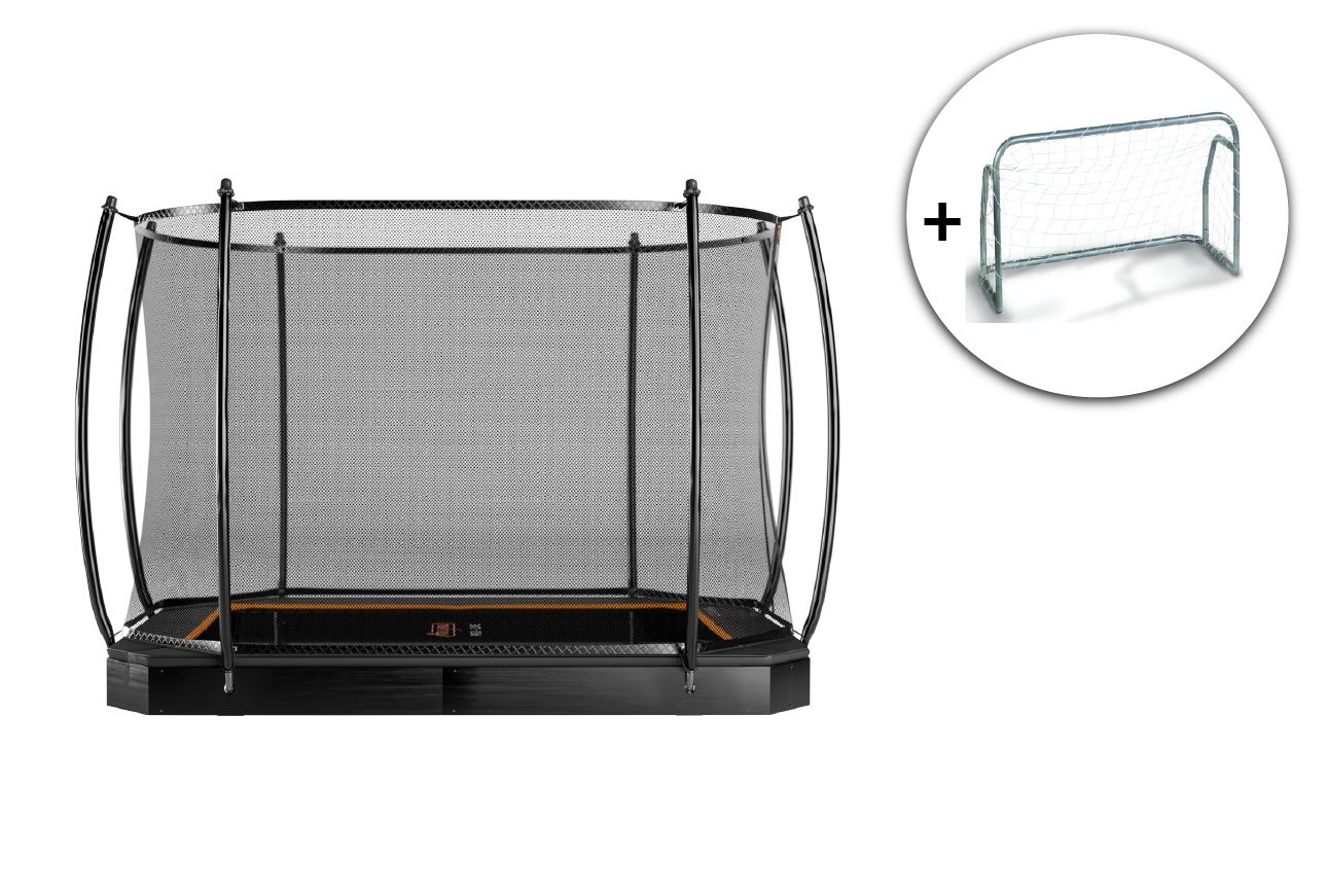 Avyna 520x305cm Trampolin Flat Level inkl. Sicherheitsnetz + gratis Fussballtor 150 x 80cm Avyna 520x305cm Trampolin Flat Level inkl. Sicherheitsnetz + gratis Fussballtor 150 x 80cm