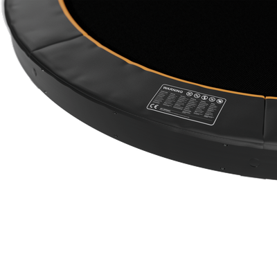 Avyna Flat Level Trampoline Safety Pad Black Flat Level Safety Pad for Round Avyna Flat Level Trampolines