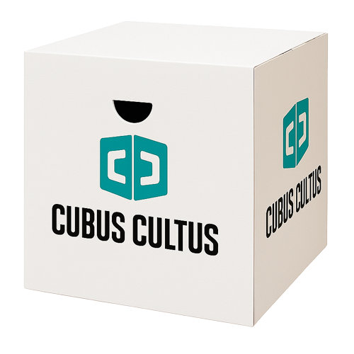 5er-Set Sitzwürfel 50x50x50 cm mit Logo