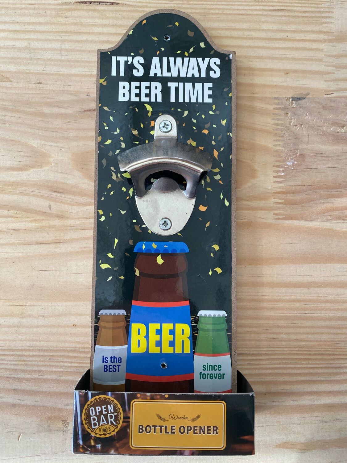 Bottle Opener With Tray