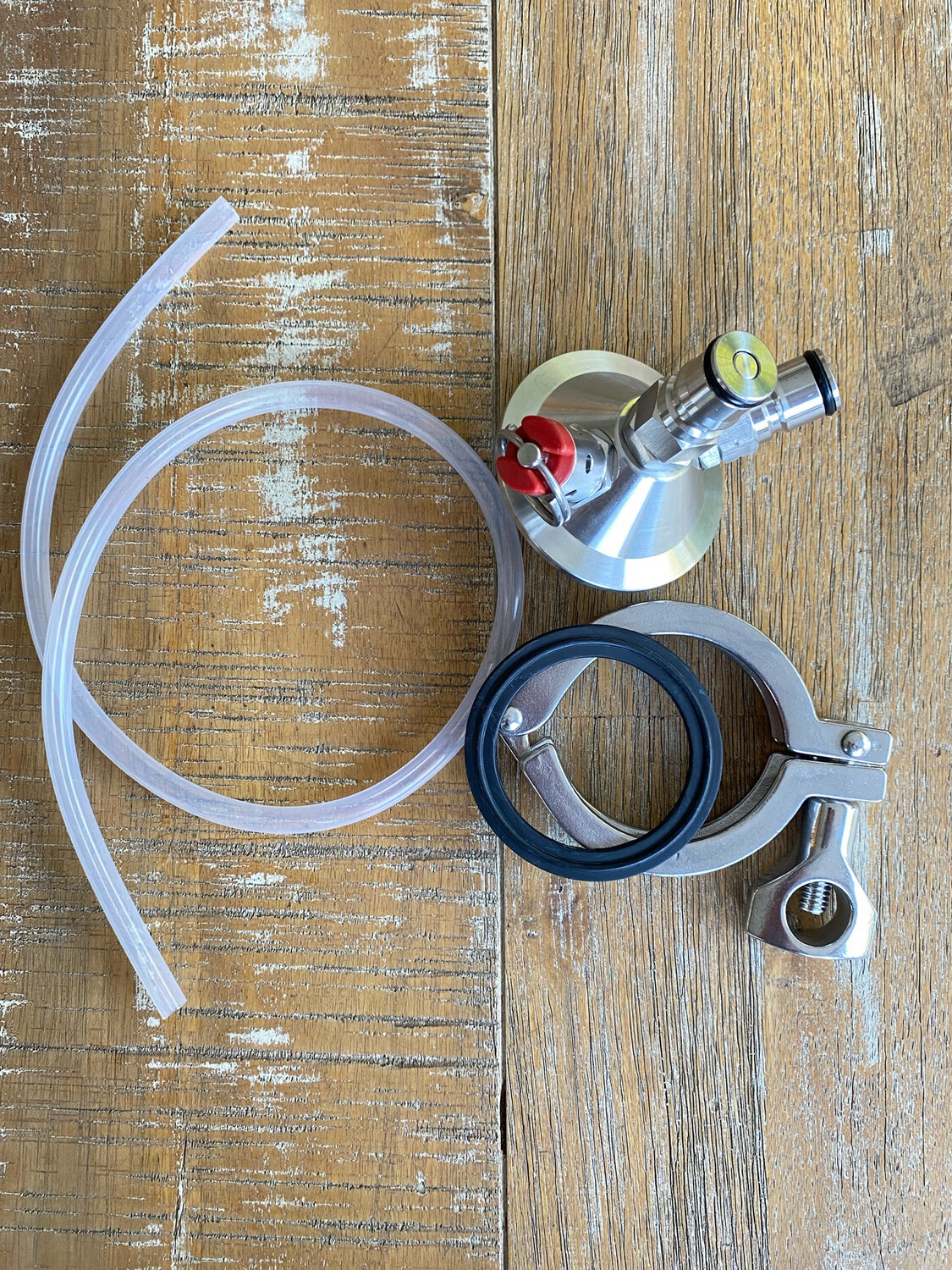 Ball Lock Tapping Head To 2inch Tri-Clover (Commercial Keg adaptor)