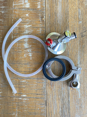 Ball Lock Tapping Head To 2inch Tri-Clover (Commercial Keg adaptor)