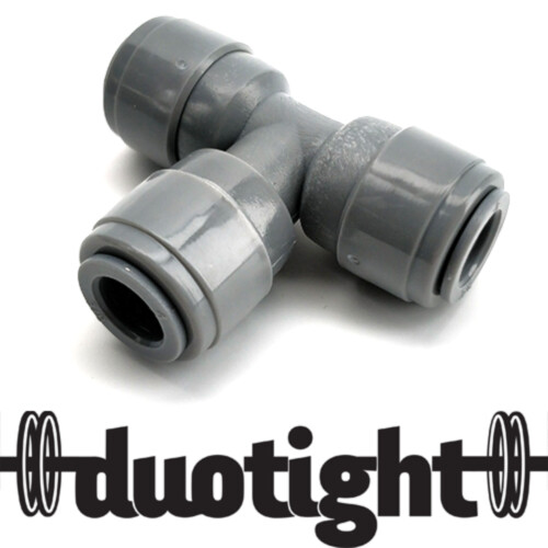 Duotight Double Split - 9.5mm (3/8”) Female x 9.5mm (3/8”) Female Tee Piece