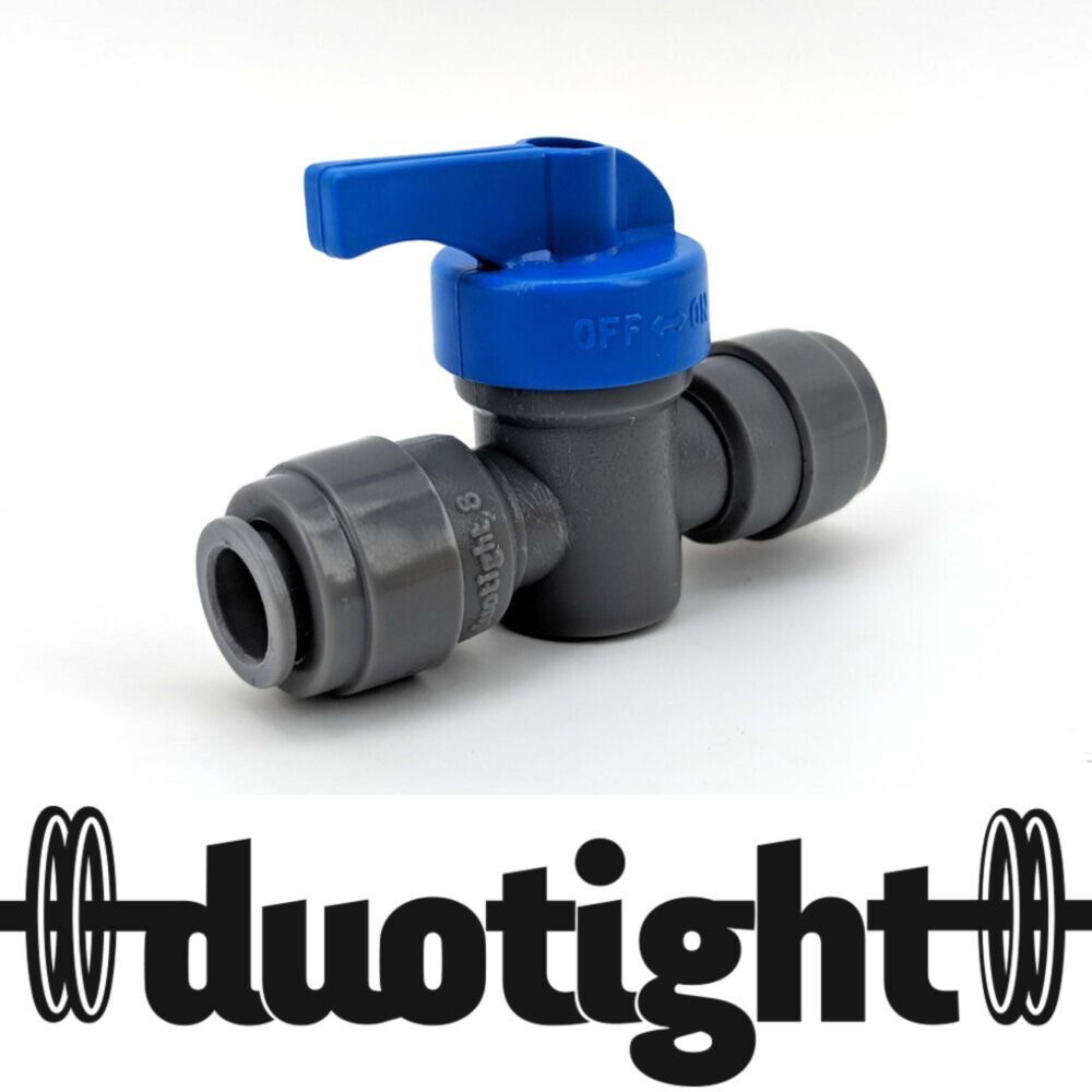 Duotight – 8mm (5/16”) Female Ball Valve/Shut Off Valve
