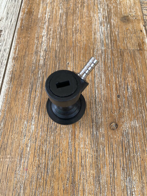 Ball lock liquid disconnect - Barbed