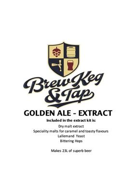 GOLDEN ALE - EXTRACT KIT