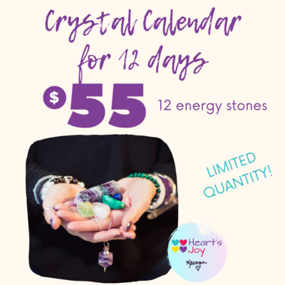 Crystal Calendar for 12 days *LIMITED TIME*