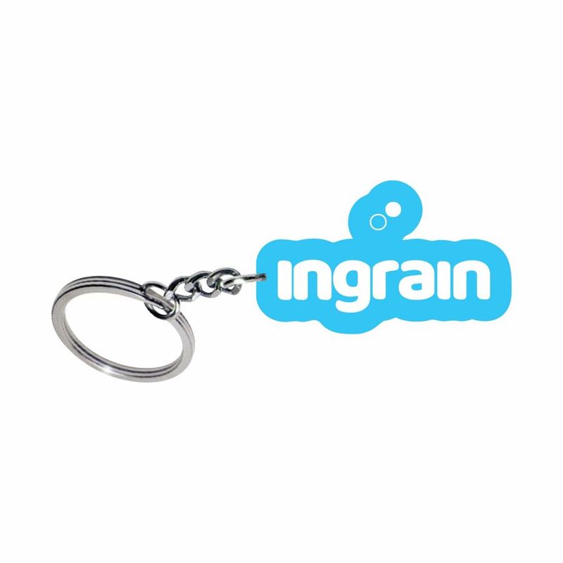 Insignia Keyring - Cyan Blue