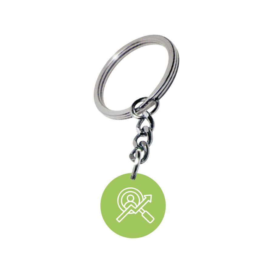 Metal Keyring - Growth