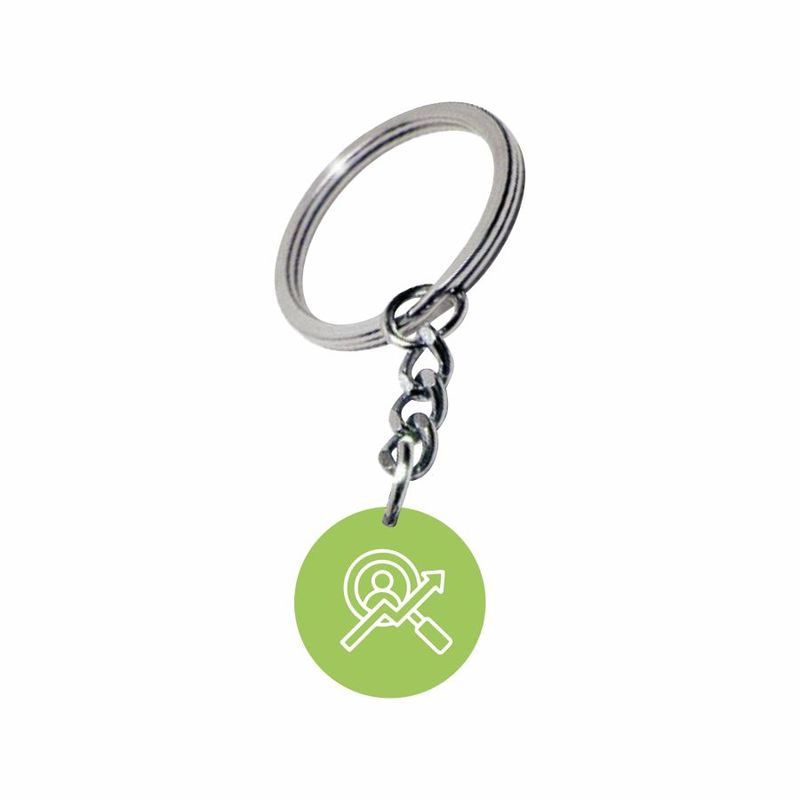 Metal Keyring - Growth