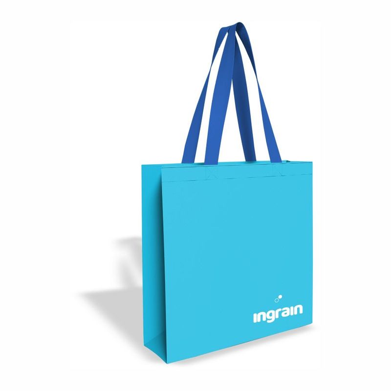 Shopper Bag Non Woven - Cyan Blue